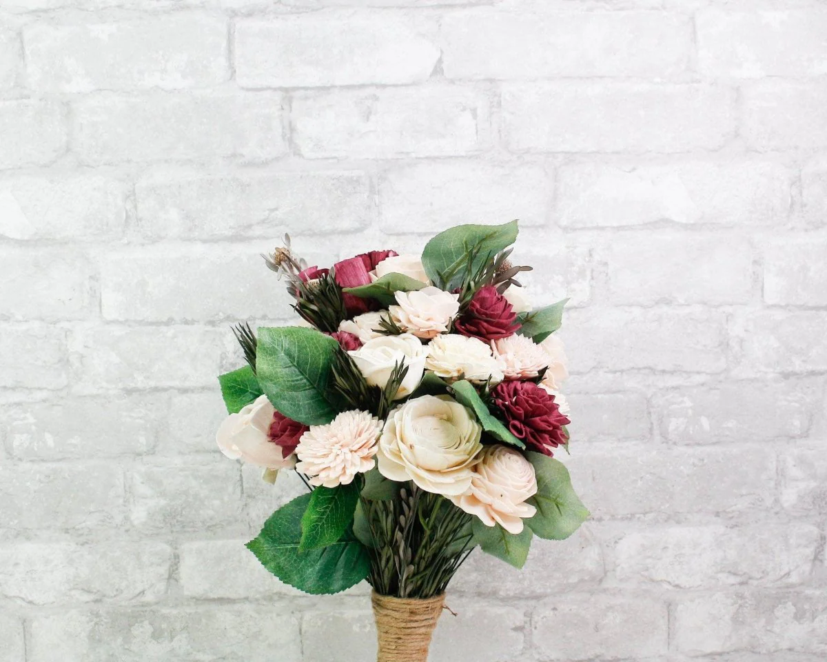 Blushing Belle Bridal Bouquet - Image 13