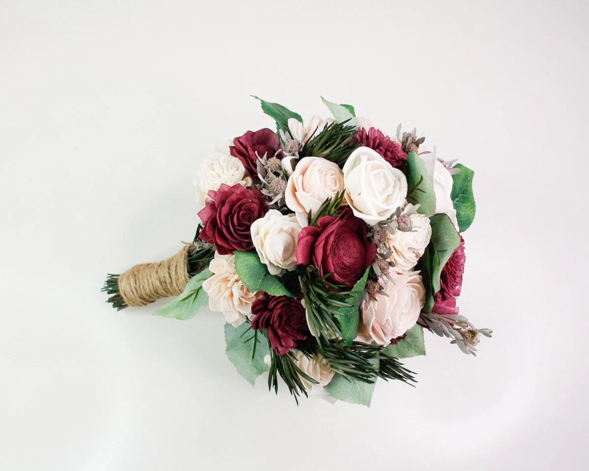 Blushing Belle Bridal Bouquet - Image 8