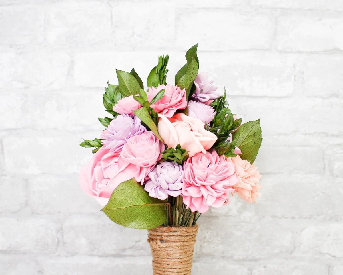 Botanical Beauty Bridesmaid Bouquet - Image 6