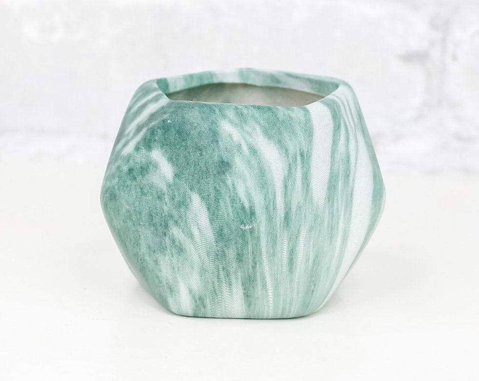 Geometric Ceramic Pots (Multiple Color Options)