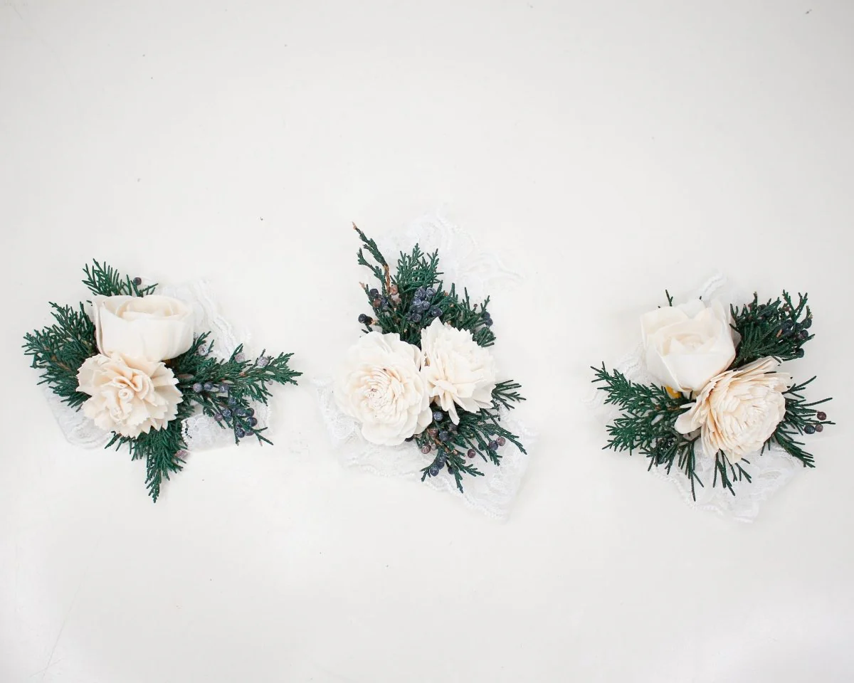 Juniper Corsage (Set Of 3) - Image 3