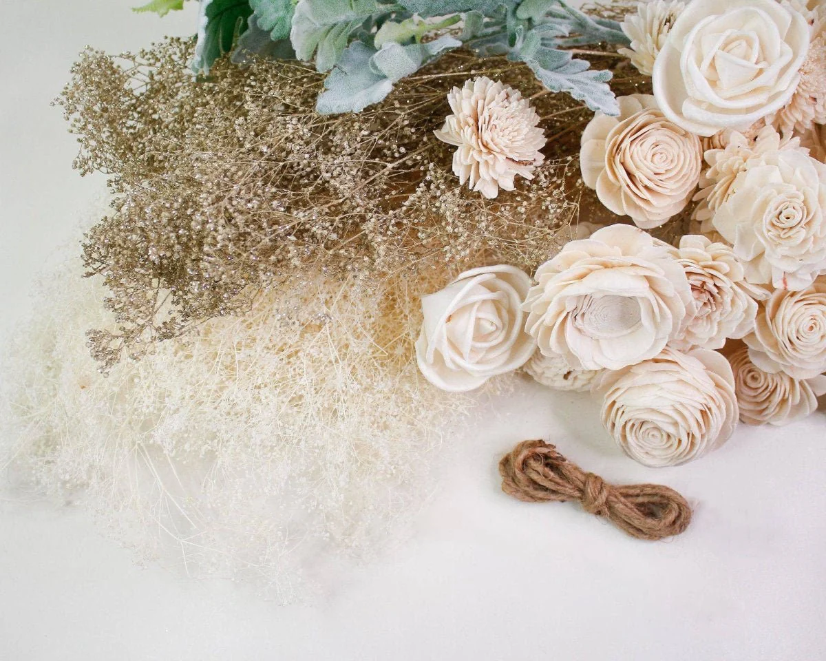 Nearly Nude Bridal Bouquet - Image 15