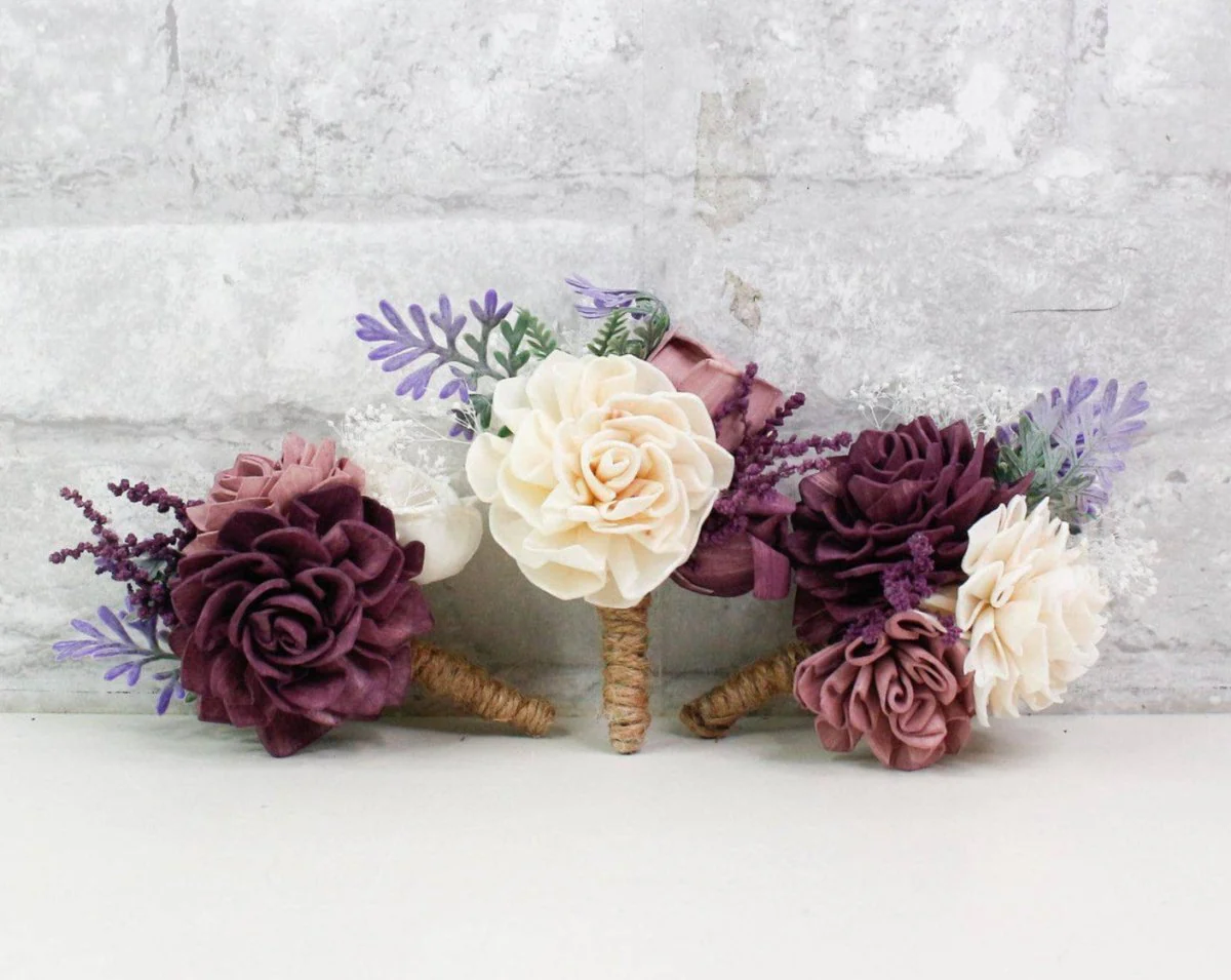 Palisade Boutonniere (Set of 3)