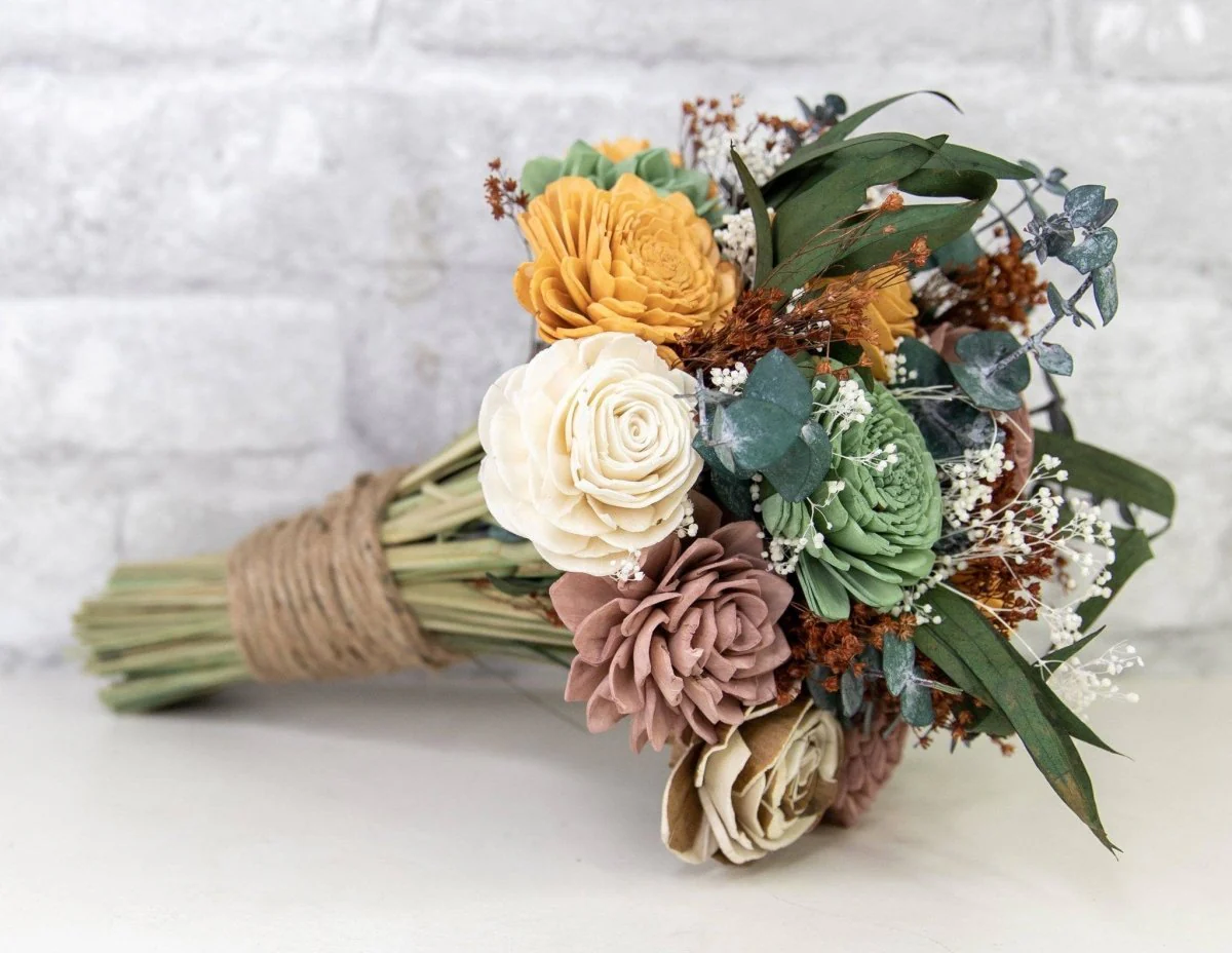 Rustic Chic Mini Bouquet - Image 2