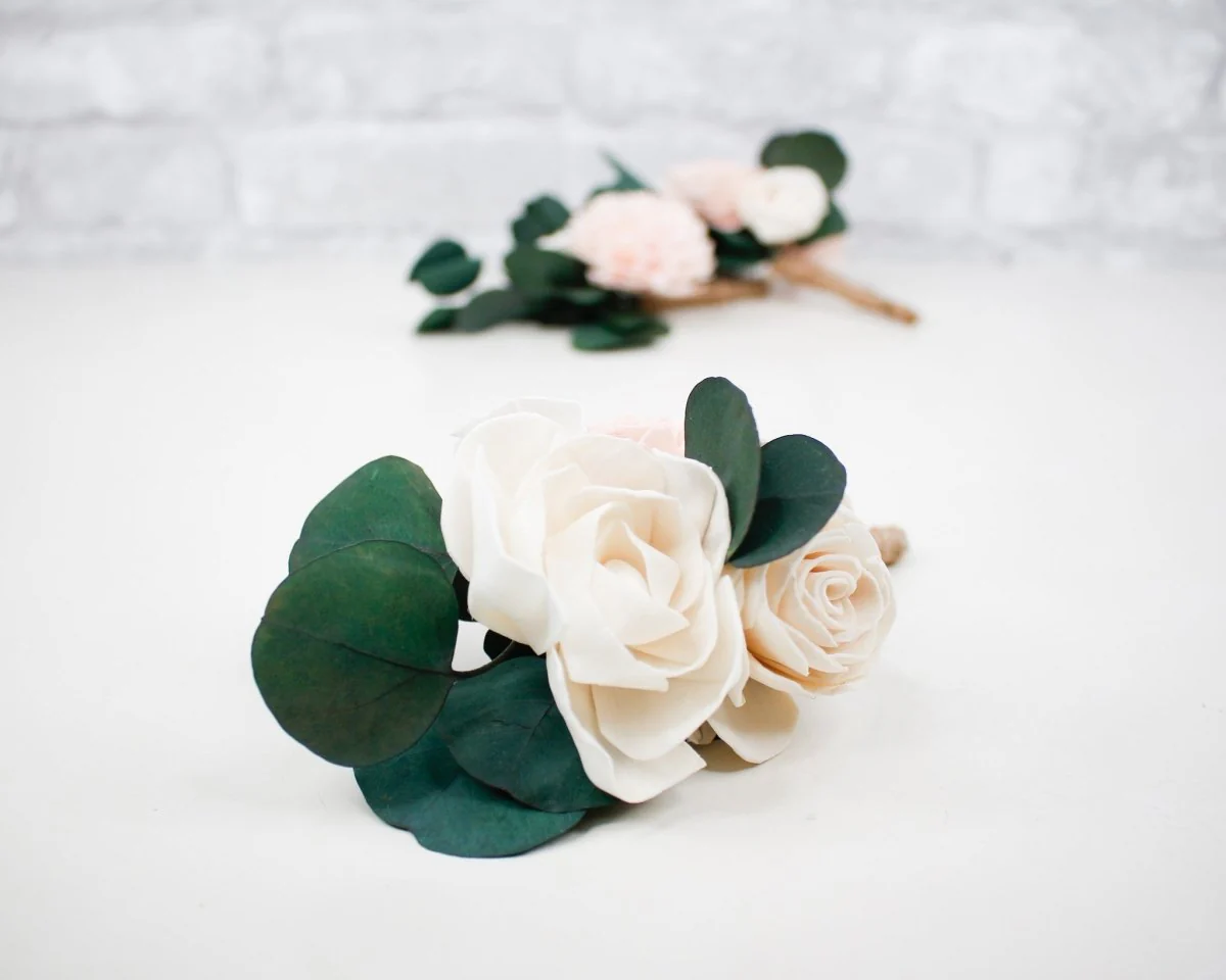 Silver Boutonniere (Set Of 3) - Image 2